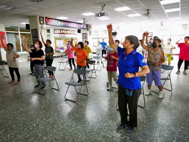 112年8月永吉社區動健康上課情形